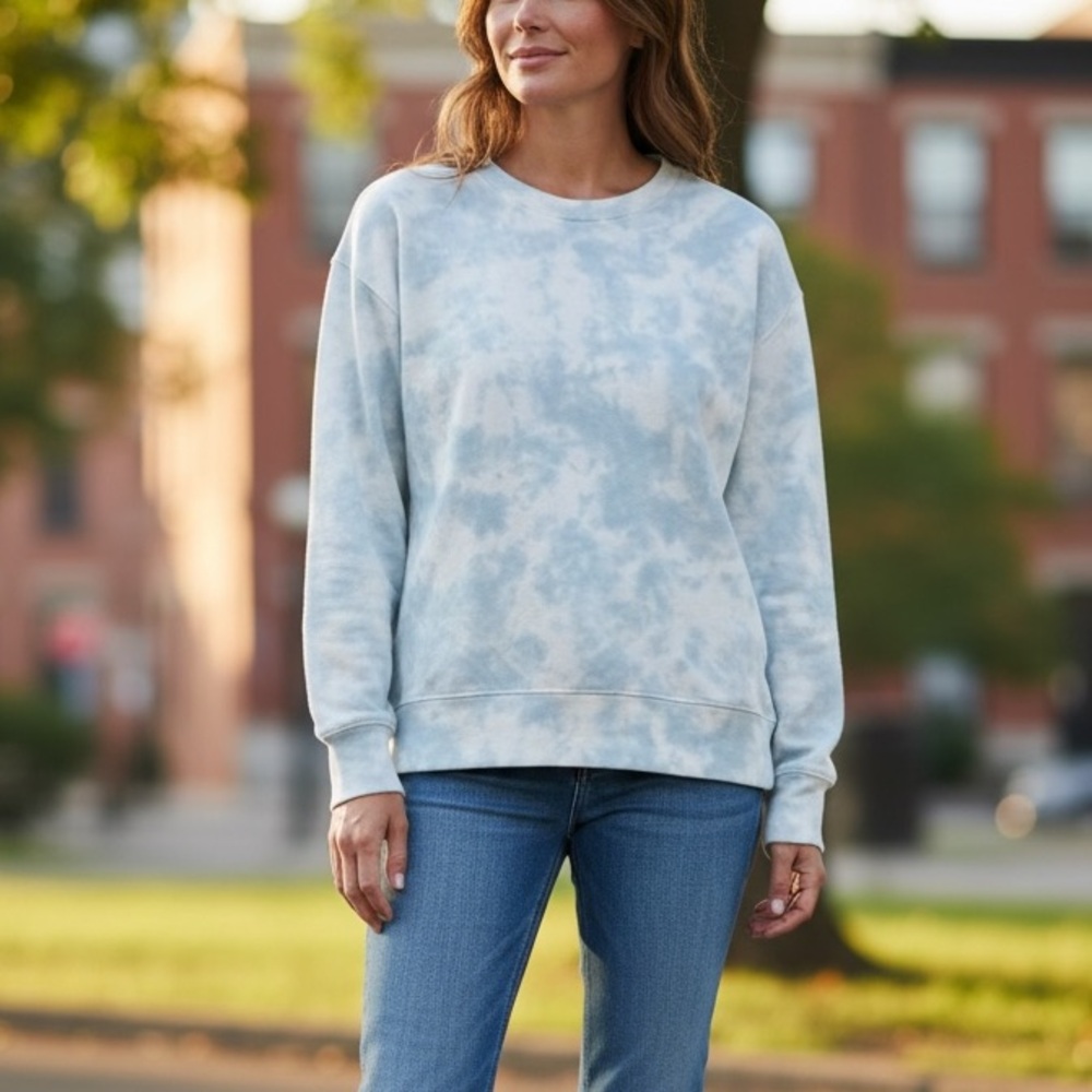 Rails Light Blue Tie-Dye Sweatshirt